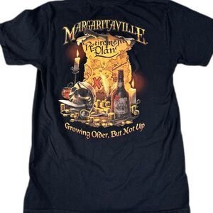 Margaritaville Jimmy Buffett Treasure Map Retirement Plan Black Grand Turk Sz S